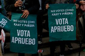 Closing of the campaign for the new constitution for the votes of September 4 in Chile